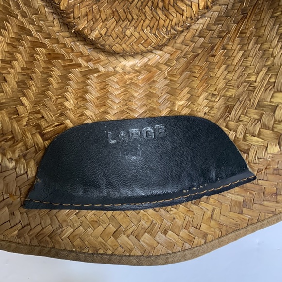 Vintage Straw Woven Hat | Unisex Chinese Walking Cap | Vegan Eco Friendly Boho - Picture 9 of 10